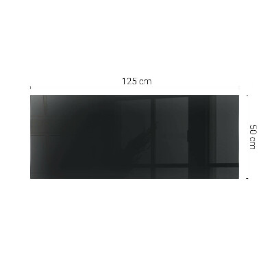 Blat masă dreptunghiular Negru solid elegant