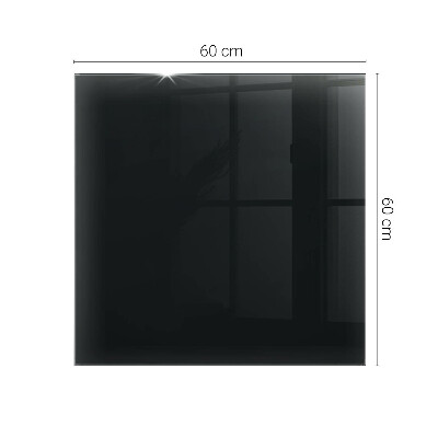 Blat masă dreptunghiular Negru solid elegant