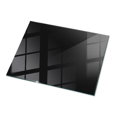 Blat masă dreptunghiular Negru solid elegant