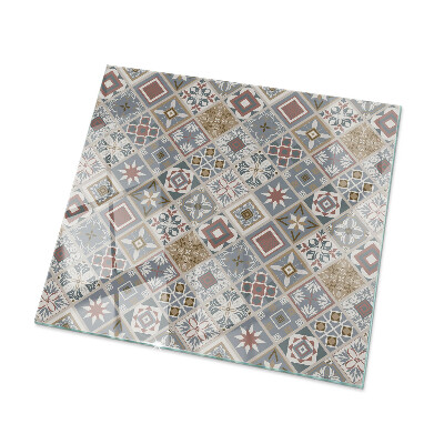 Blat masă dreptunghiular Mozaicuri decorative cu detalii