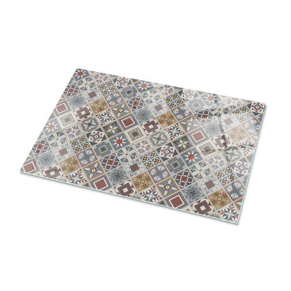 Blat masă dreptunghiular Mozaicuri decorative cu detalii