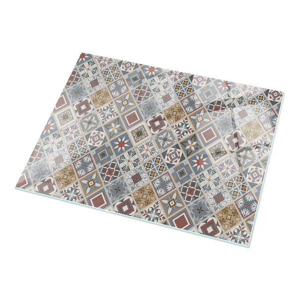 Blat masă dreptunghiular Mozaicuri decorative cu detalii