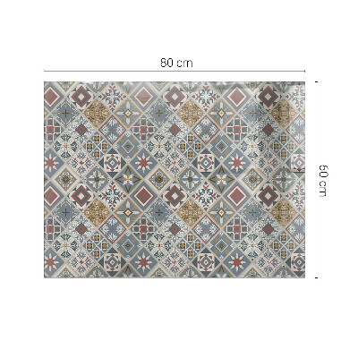 Blat masă dreptunghiular Mozaicuri decorative cu detalii
