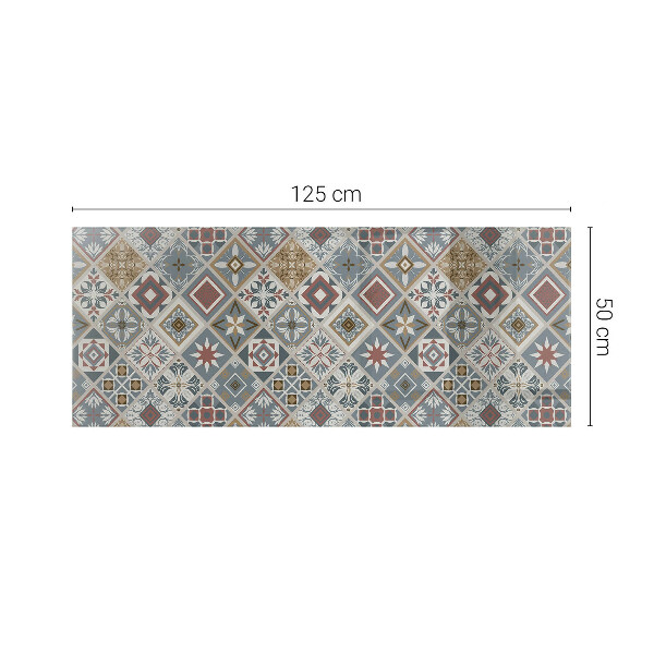 Blat masă dreptunghiular Mozaicuri decorative cu detalii