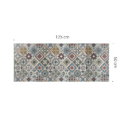 Blat masă dreptunghiular Mozaicuri decorative cu detalii