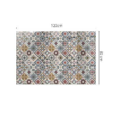 Blat masă dreptunghiular Mozaicuri decorative cu detalii