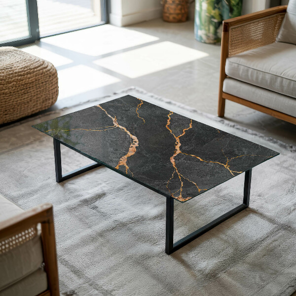 Blat masă dreptunghiular Vene de marmură în design