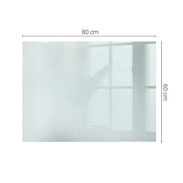 Blat de masă dreptunghiular transparent