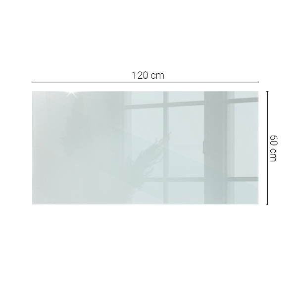 Blat de masă dreptunghiular transparent