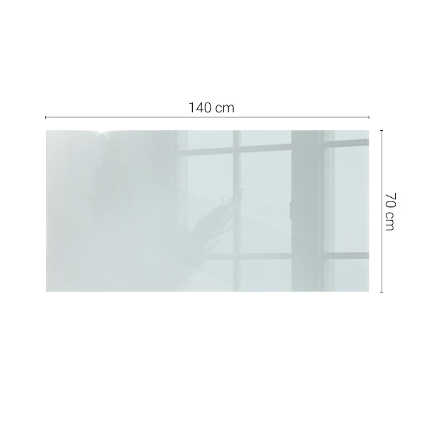 Blat de masă dreptunghiular transparent