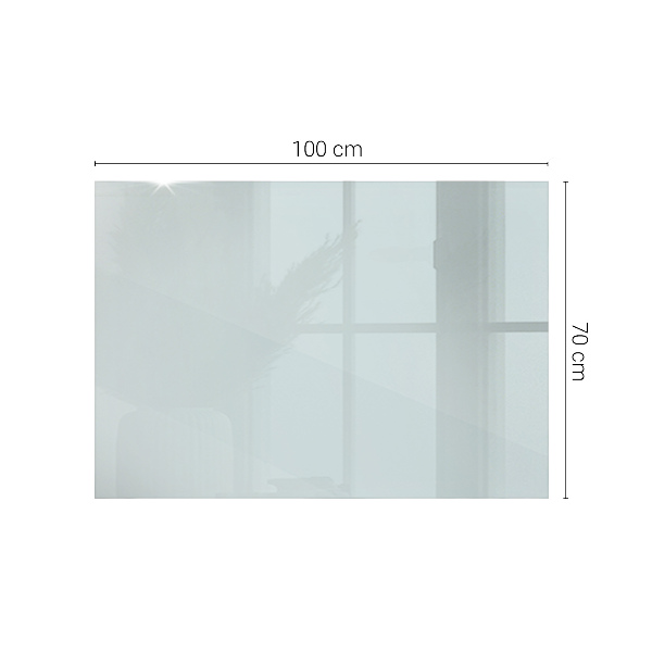 Blat de masă dreptunghiular transparent