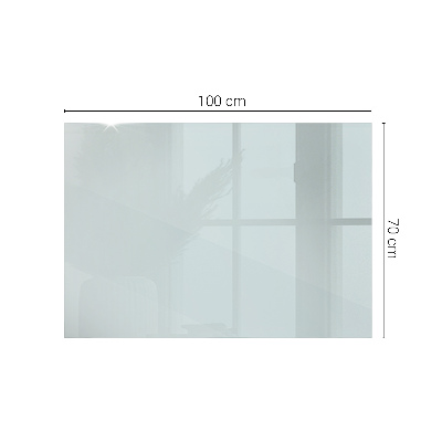 Blat de masă dreptunghiular transparent