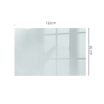 Blat de masă dreptunghiular transparent