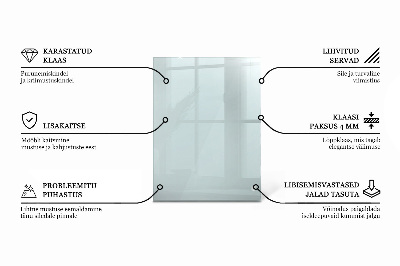 Blat de masă dreptunghiular transparent
