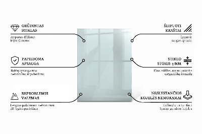 Blat de masă dreptunghiular transparent