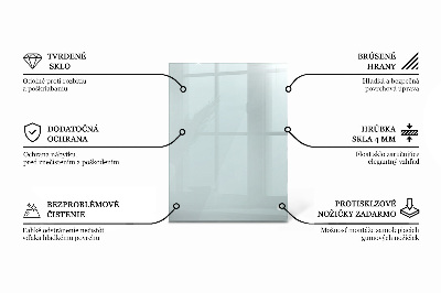Blat de masă dreptunghiular transparent