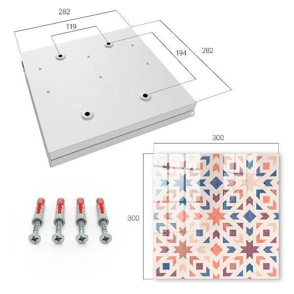 Dulap pentru chei Model geometric