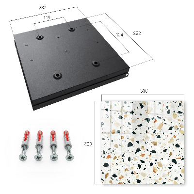 Dulap pentru chei Model de terrazzo
