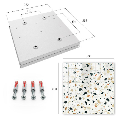 Dulap pentru chei Model de terrazzo