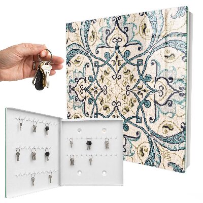 Cutie chei Decor turcoaz