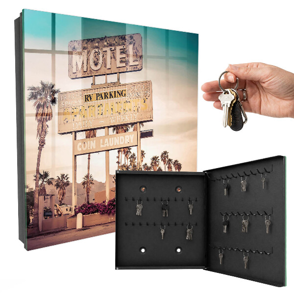 Dulap pentru chei Motel retro