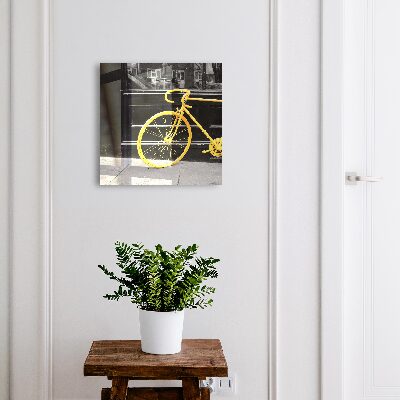Dulap pentru chei Bicicletă galbenă