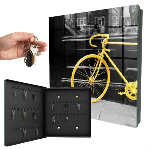 Dulap pentru chei Bicicletă galbenă