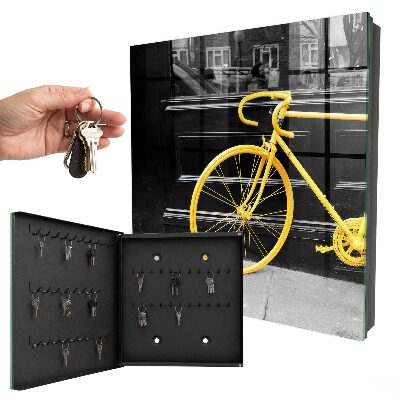 Dulap pentru chei Bicicletă galbenă