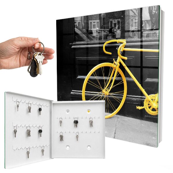Dulap pentru chei Bicicletă galbenă