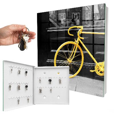 Dulap pentru chei Bicicletă galbenă