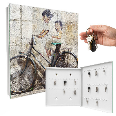 Dulap pentru chei Copii și bicicletă