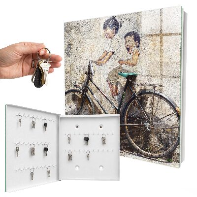 Dulap pentru chei Copii și bicicletă