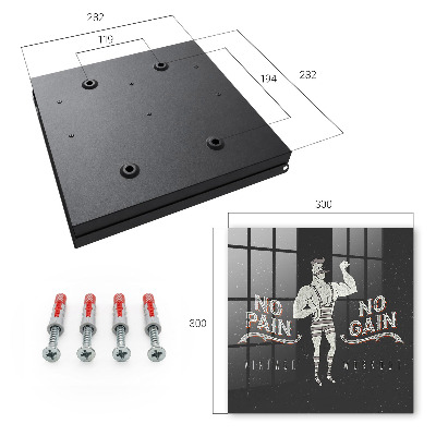 Cutie chei Retro Strongman