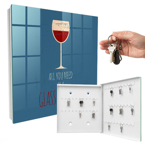 Dulap pentru chei Un pahar de vin