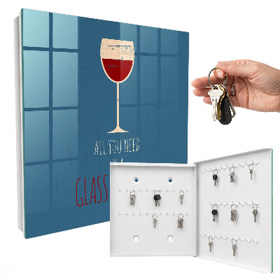 Dulap pentru chei Un pahar de vin