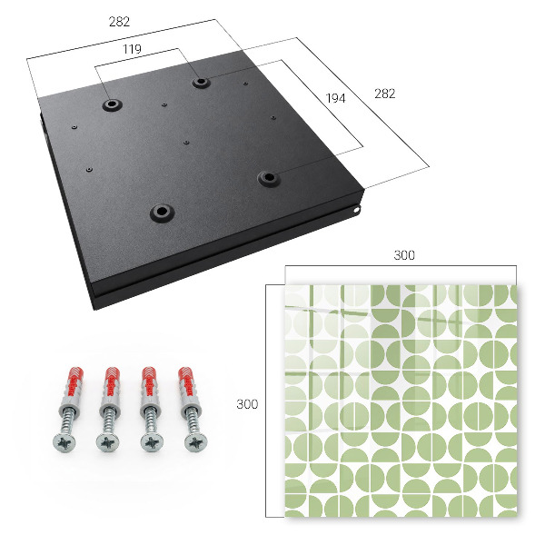 Dulap pentru chei Geometrie verde