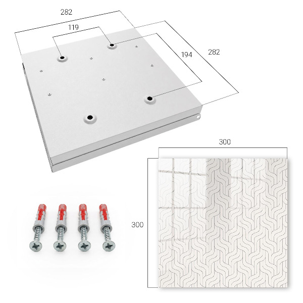 Dulap pentru chei Model geometric
