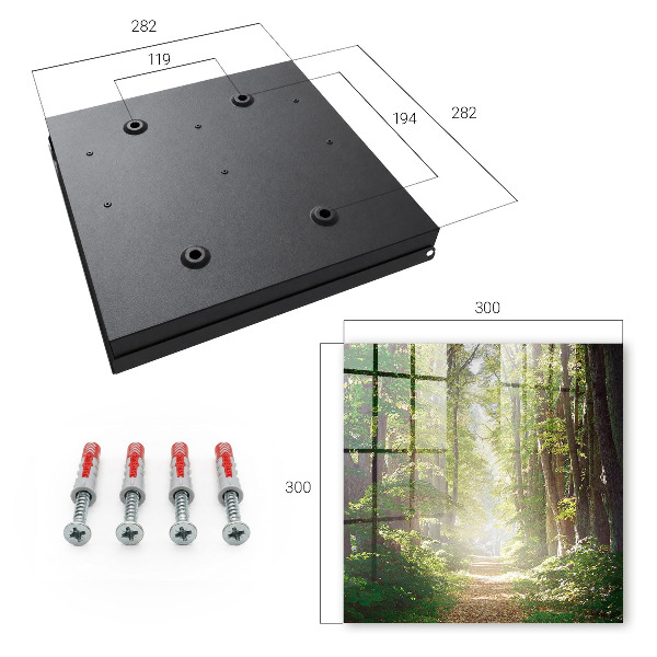 Dulap pentru chei Peisaj forestier