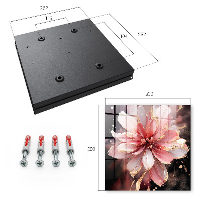 Dulap pentru chei Floare roz