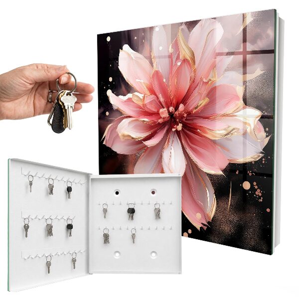 Dulap pentru chei Floare roz