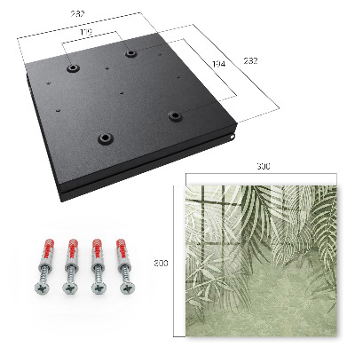 Dulap pentru chei Model tropical
