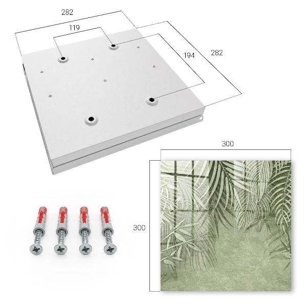 Dulap pentru chei Model tropical