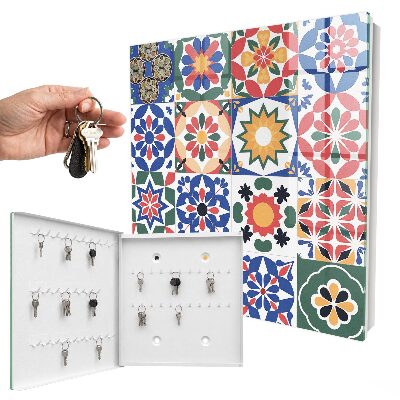 Dulap pentru chei Mozaic de flori