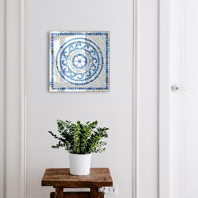 Cutie chei Mozaic geometric