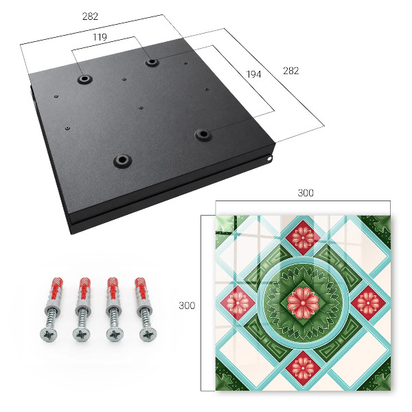 Dulap pentru chei Geometrie florală