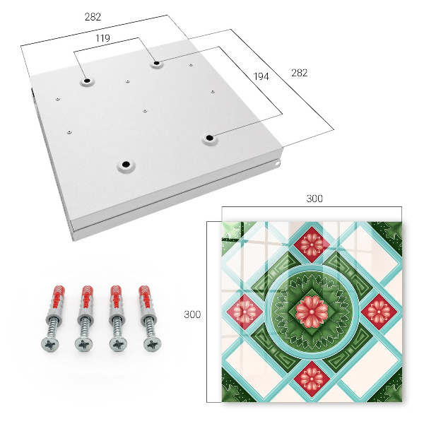 Dulap pentru chei Geometrie florală