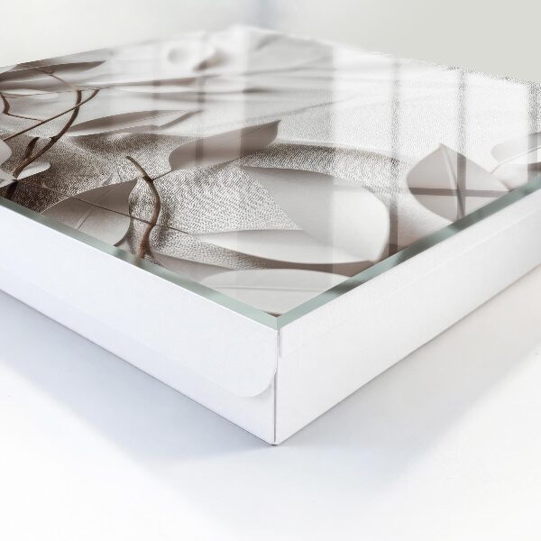Dulap pentru chei Material textil cu frunze
