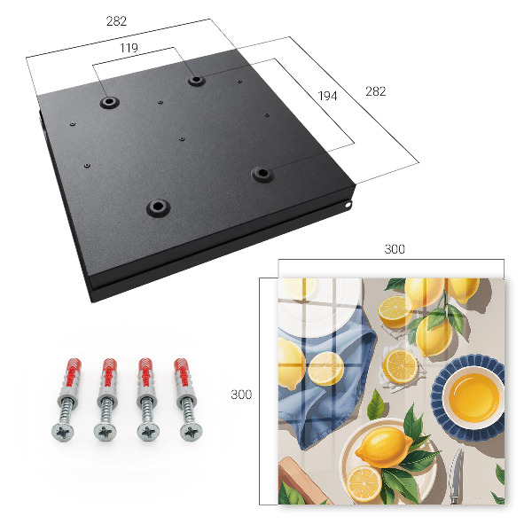 Cutie chei Masă cu lămâie