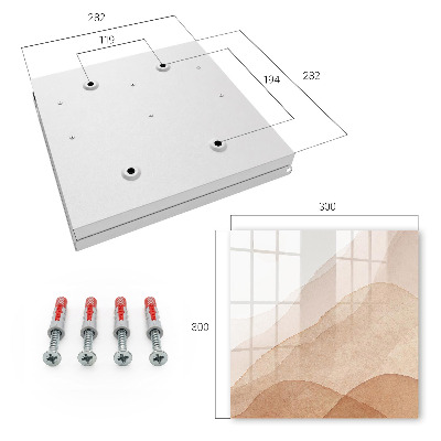 Dulap pentru chei Peisaje bej