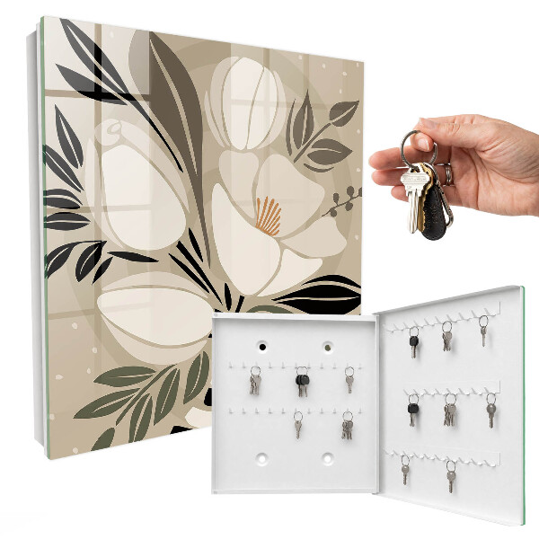 Dulap pentru chei Minimalism floral